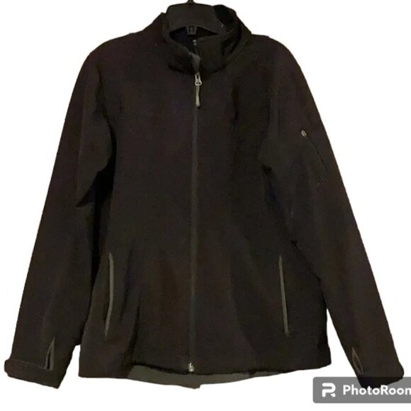 Avia Soft shell black fleece lined jacket Size Med - Picture 2 of 11